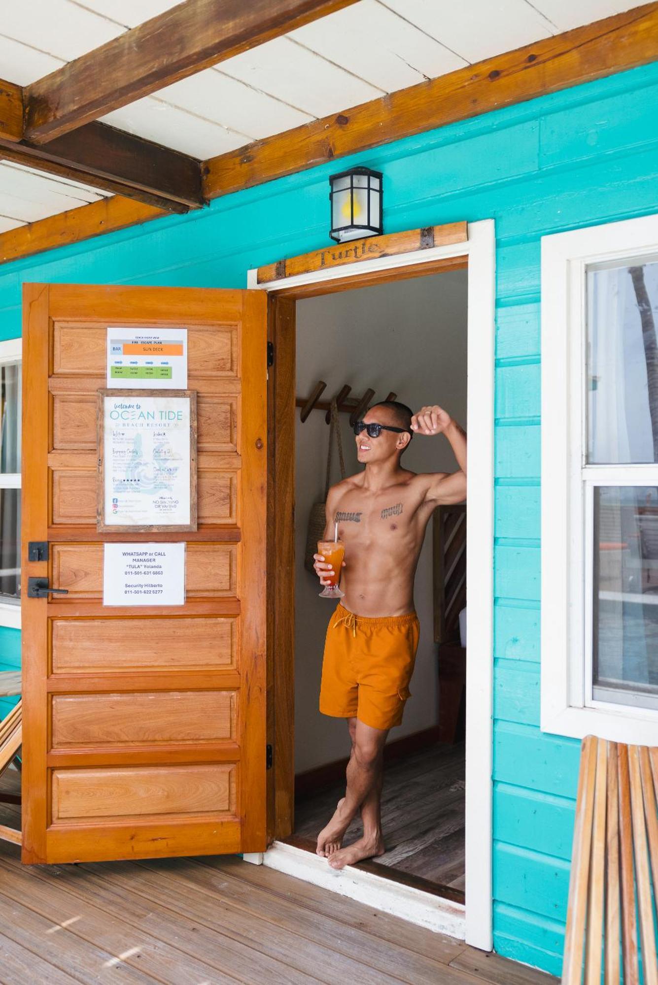 Ocean Tide Beach Resort San Pedro  Bagian luar foto